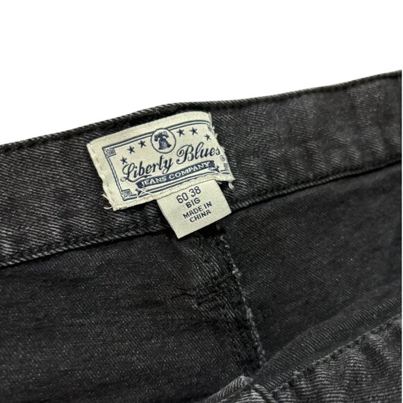 Liberty Blues 60x36 Black Wash Denim Jeans - Picture 3 of 8
